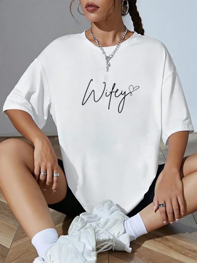 Beige Smiley Print Off-Shoulder Top