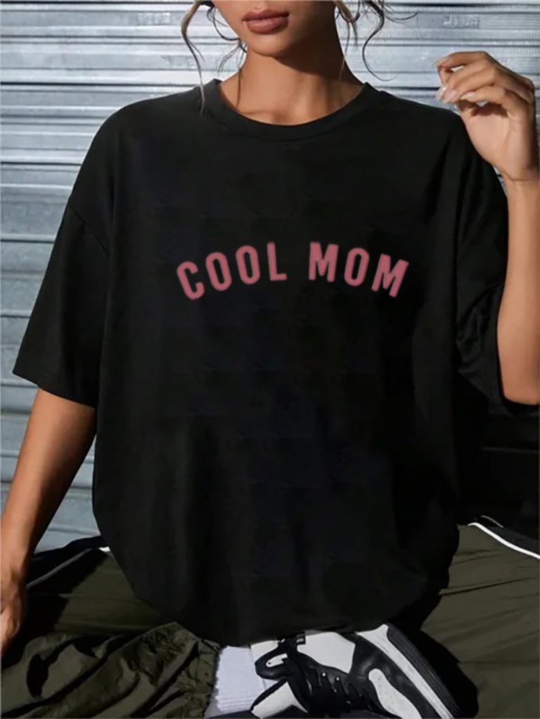Black Camo Print Tee