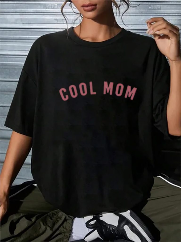 Black Camo Print Tee