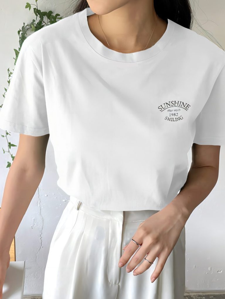 Cotton Cap Sleeve Tee
