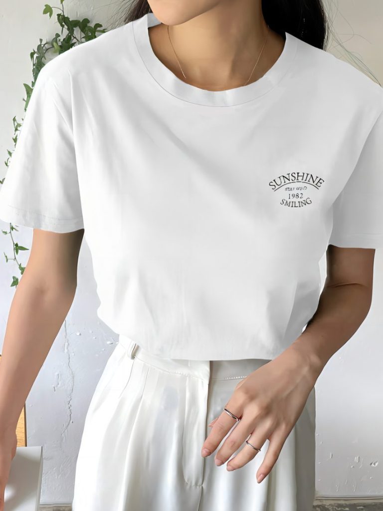 Cotton Cap Sleeve Tee