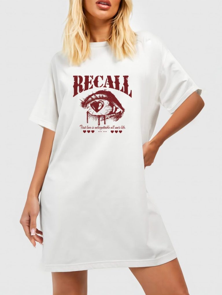 Red Cotton Short Sleeve Tee