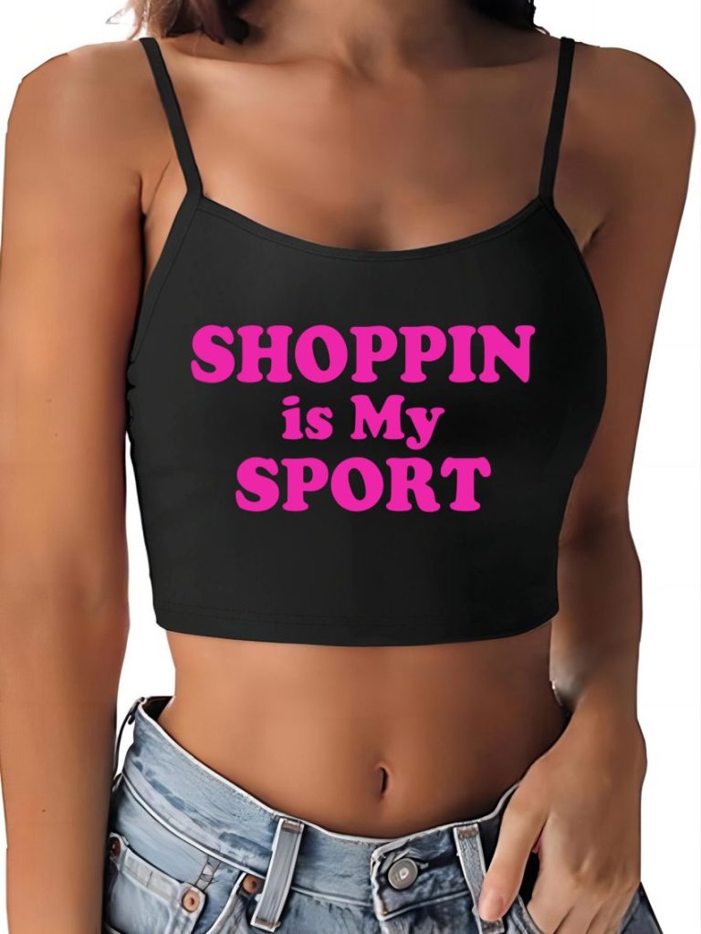 Pink Music Print Top