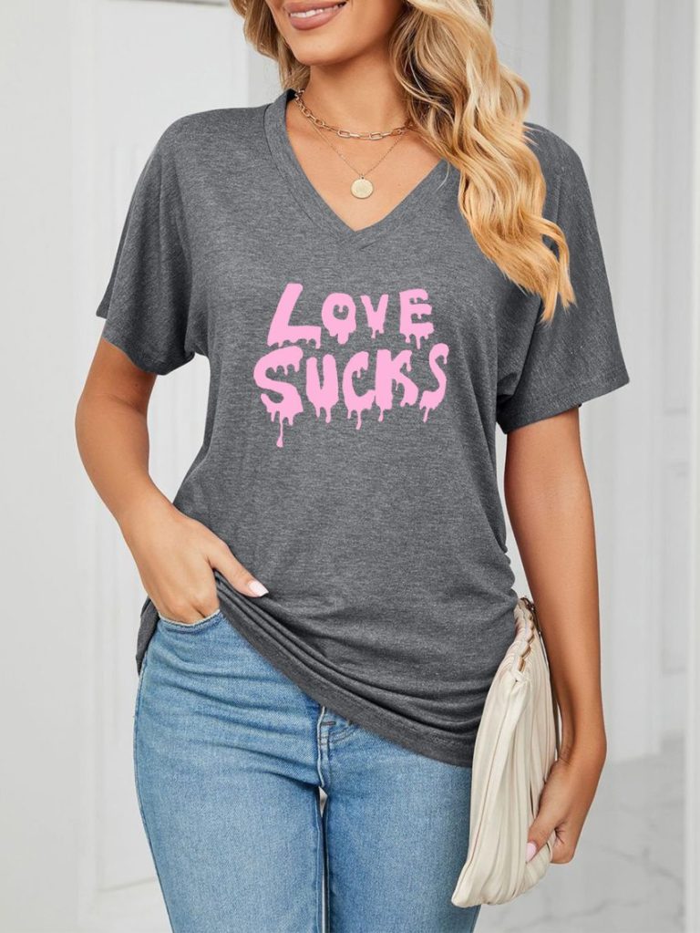 Multicolor Heart Print Halter Tee