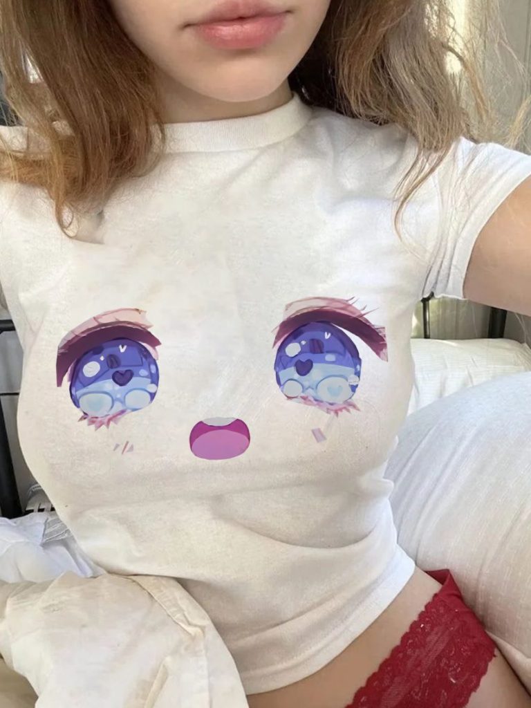Multicolor Portrait Print Tee