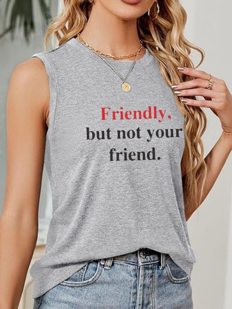 Gray Leopard Print Sleeveless Top