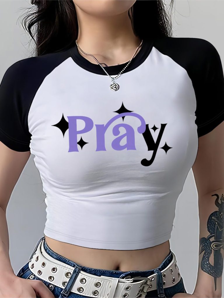 White Polka Dot Tee