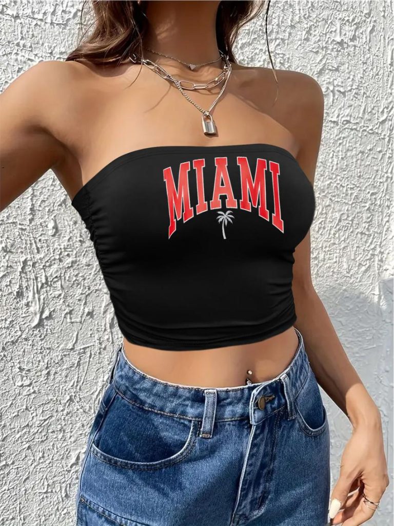 Music Print 3-4 Sleeve Top