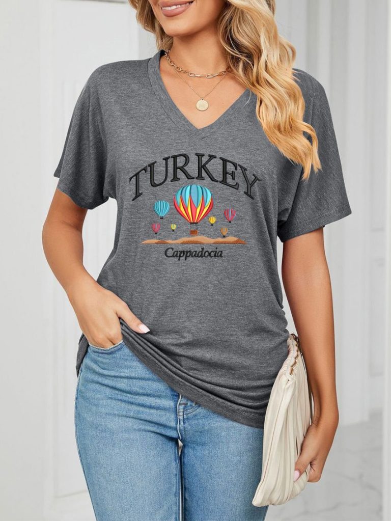 Black Flag Print Off-Shoulder Top
