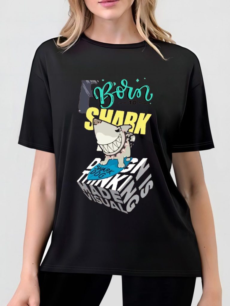 Multicolor Skull Print Off-Shoulder Top