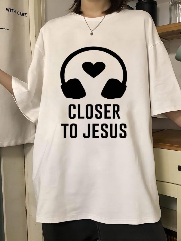 Yellow Heart Print Collared Tee