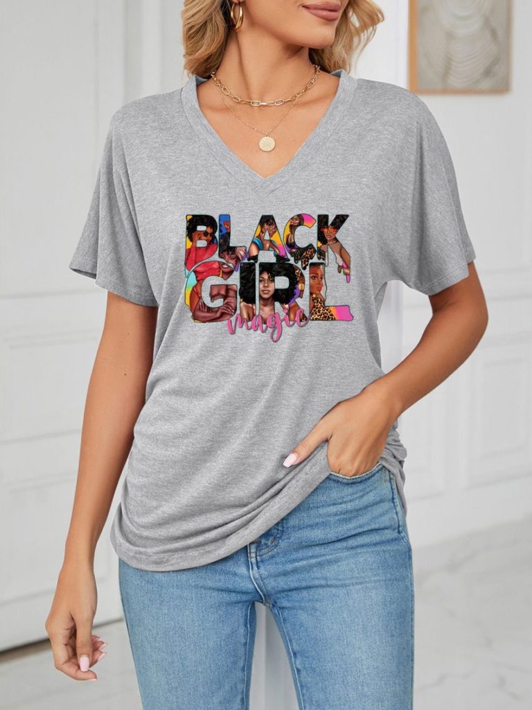 Rainbow Print Halter Tee