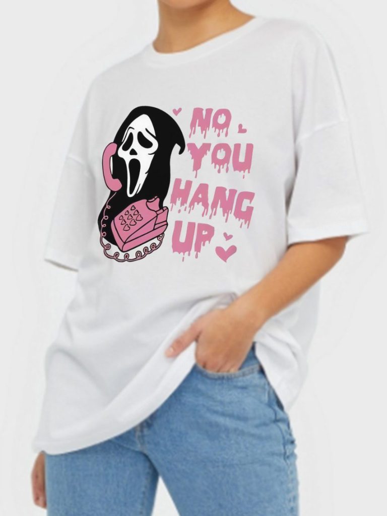 Pink Skull Print Tee