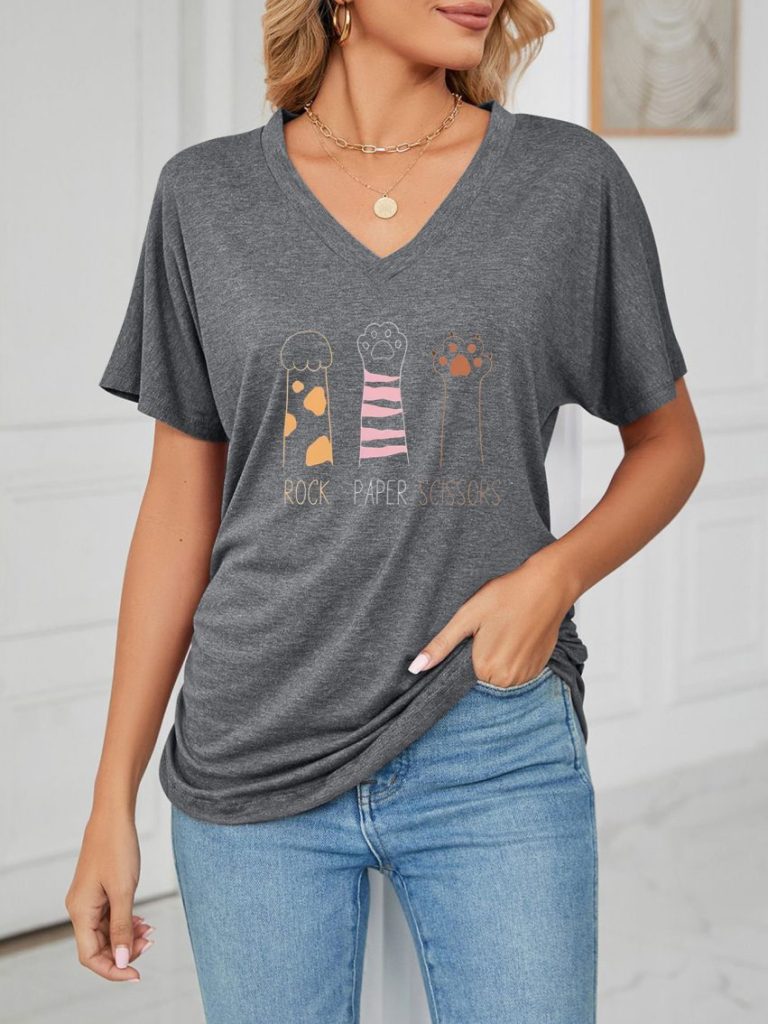 Multicolor Flag Print Off-Shoulder Top
