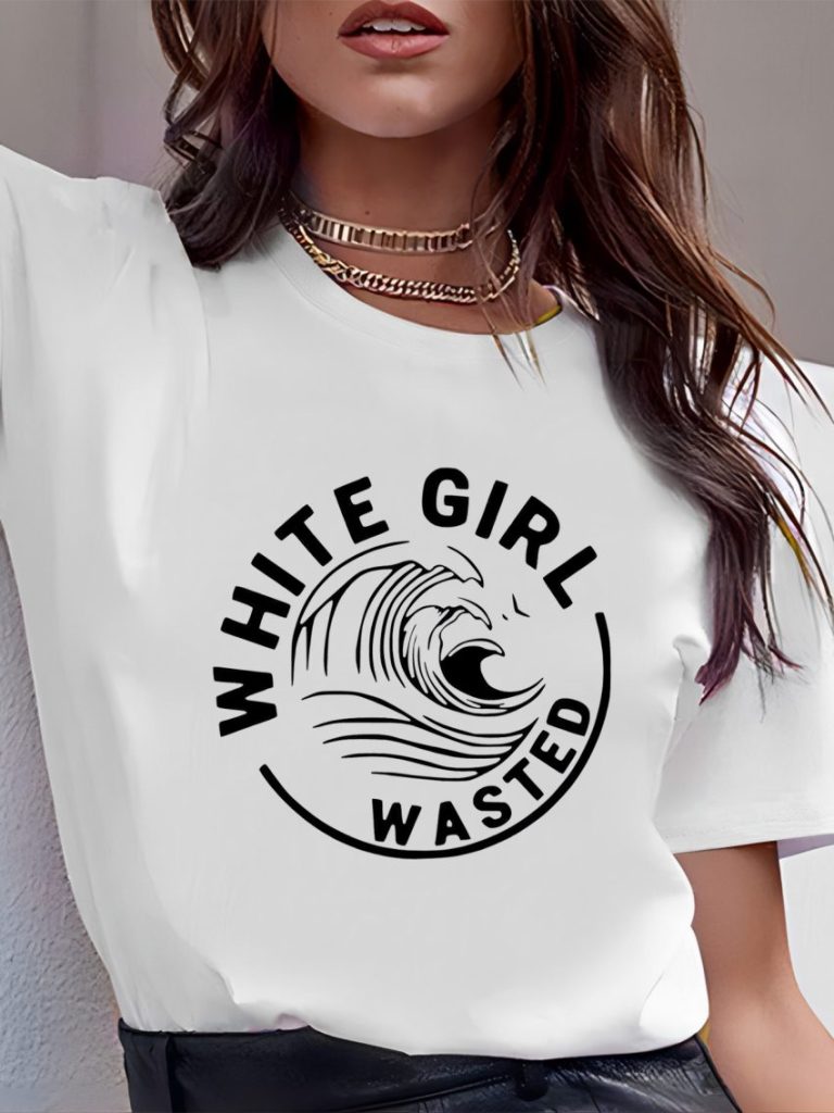 Marble Print Off-Shoulder Top