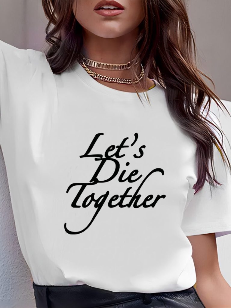 Multicolor Letter Print Top