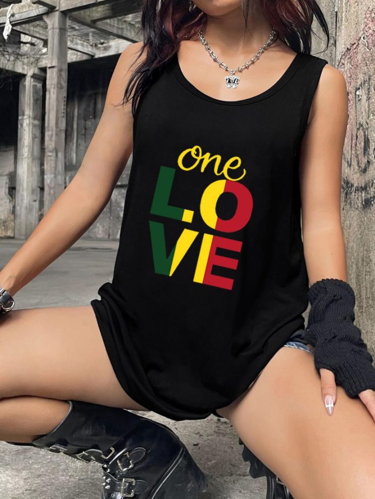 Yellow Rainbow Print Tee