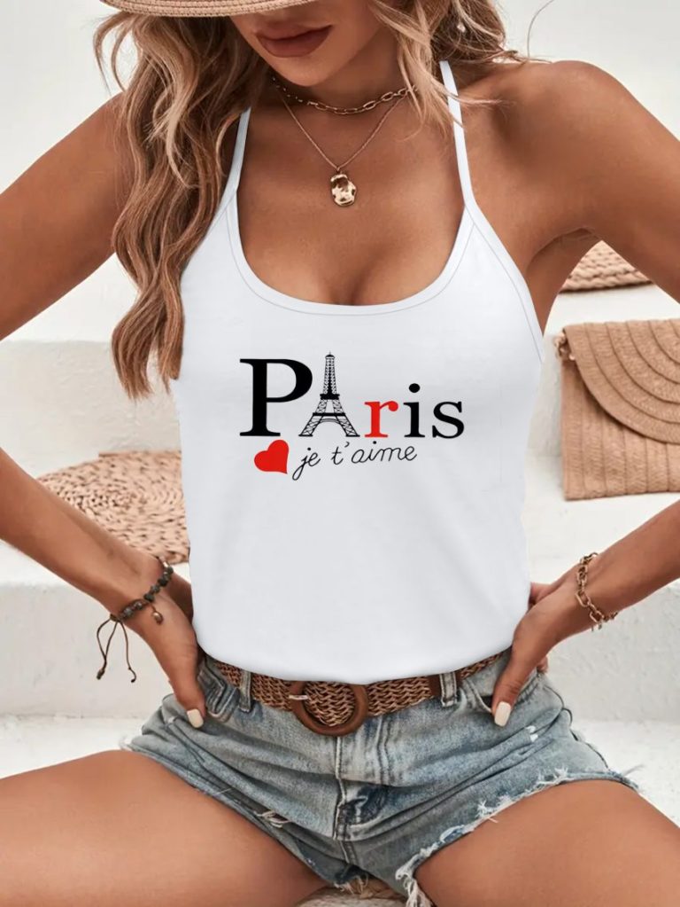 White Leopard Print Tee