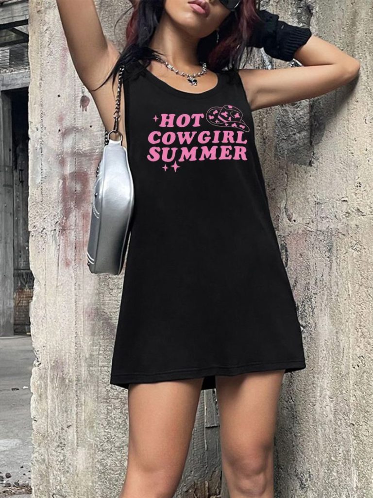 Pink Skull Print Sleeveless Top