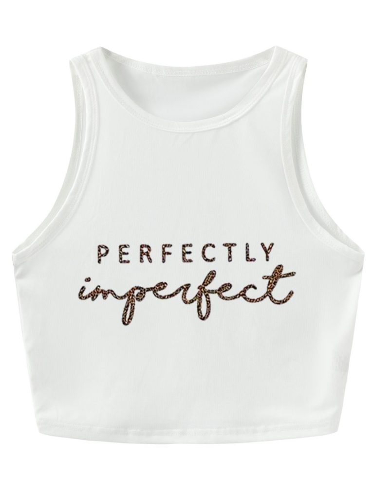 White Heart Print Top