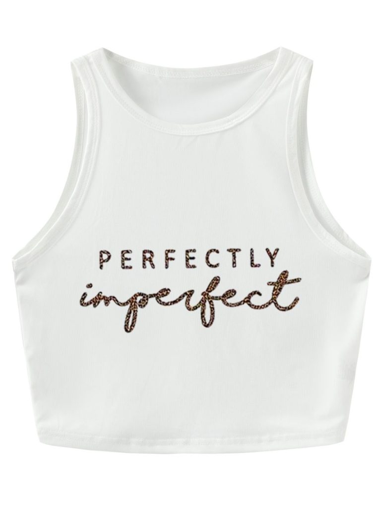 White Heart Print Top
