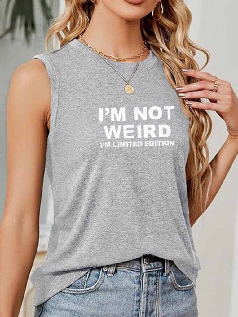 Black Letter Print Tee