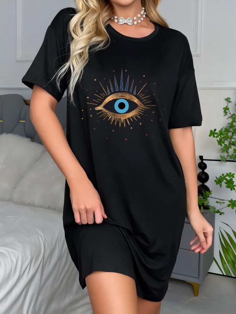 Multicolor Smiley Print Off-Shoulder Top