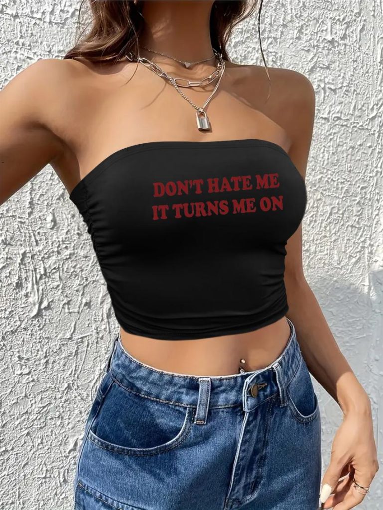 Red Leopard Print V-Neck Top