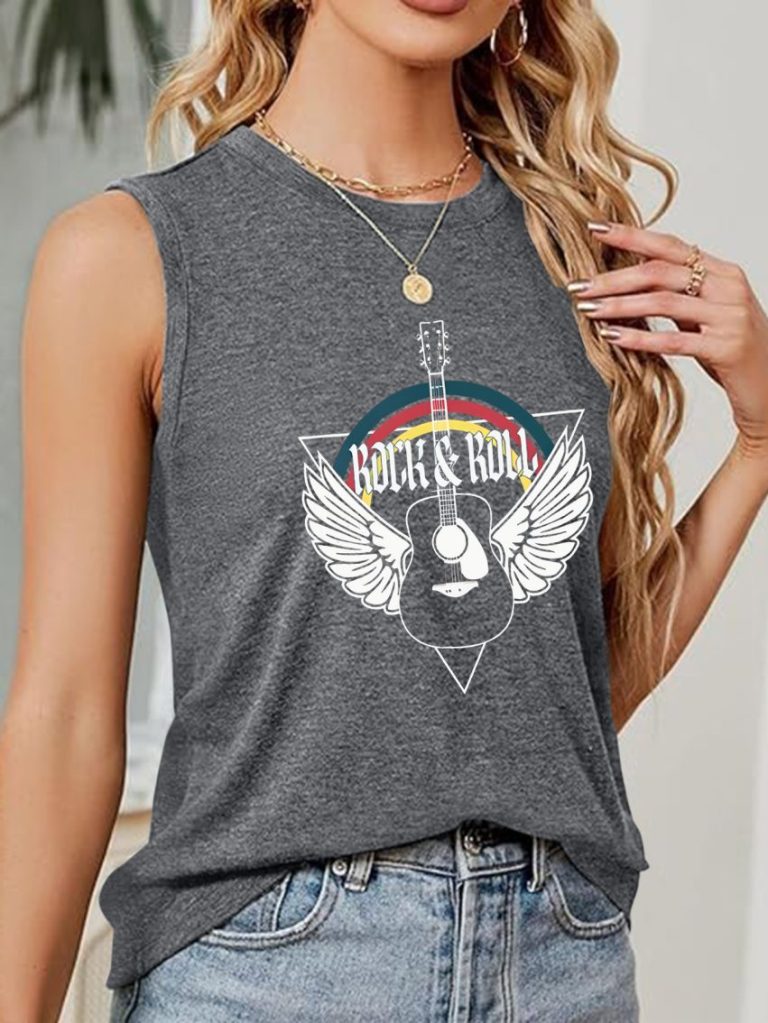 Multicolor Rainbow Print Tee