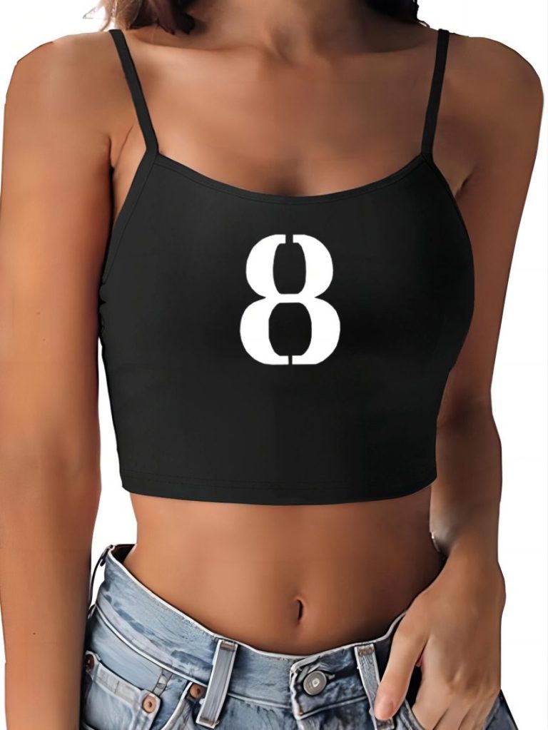 Smiley Print Square Top