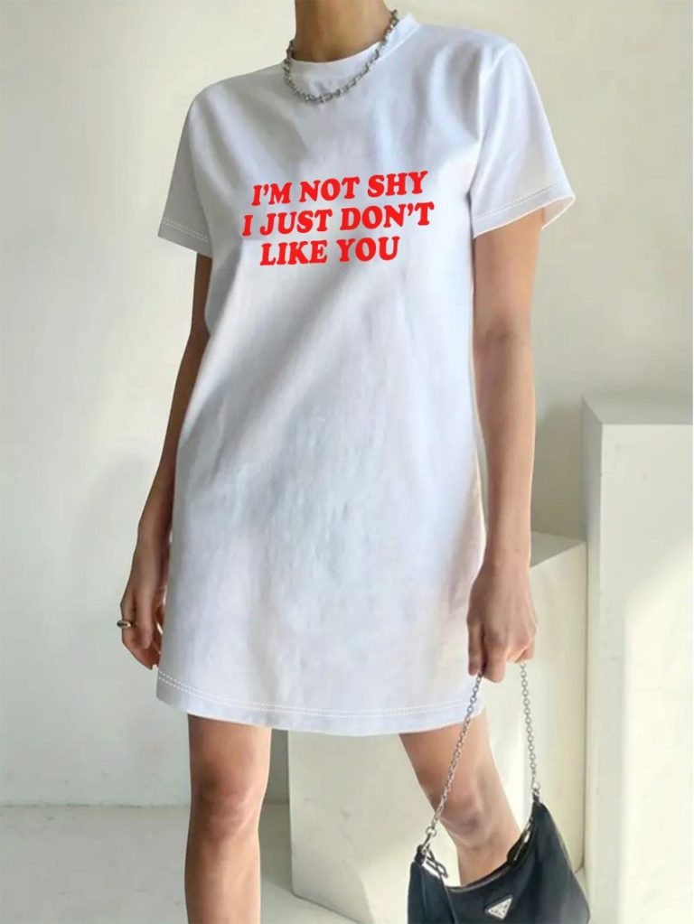 Beige Cotton Short Sleeve Tee