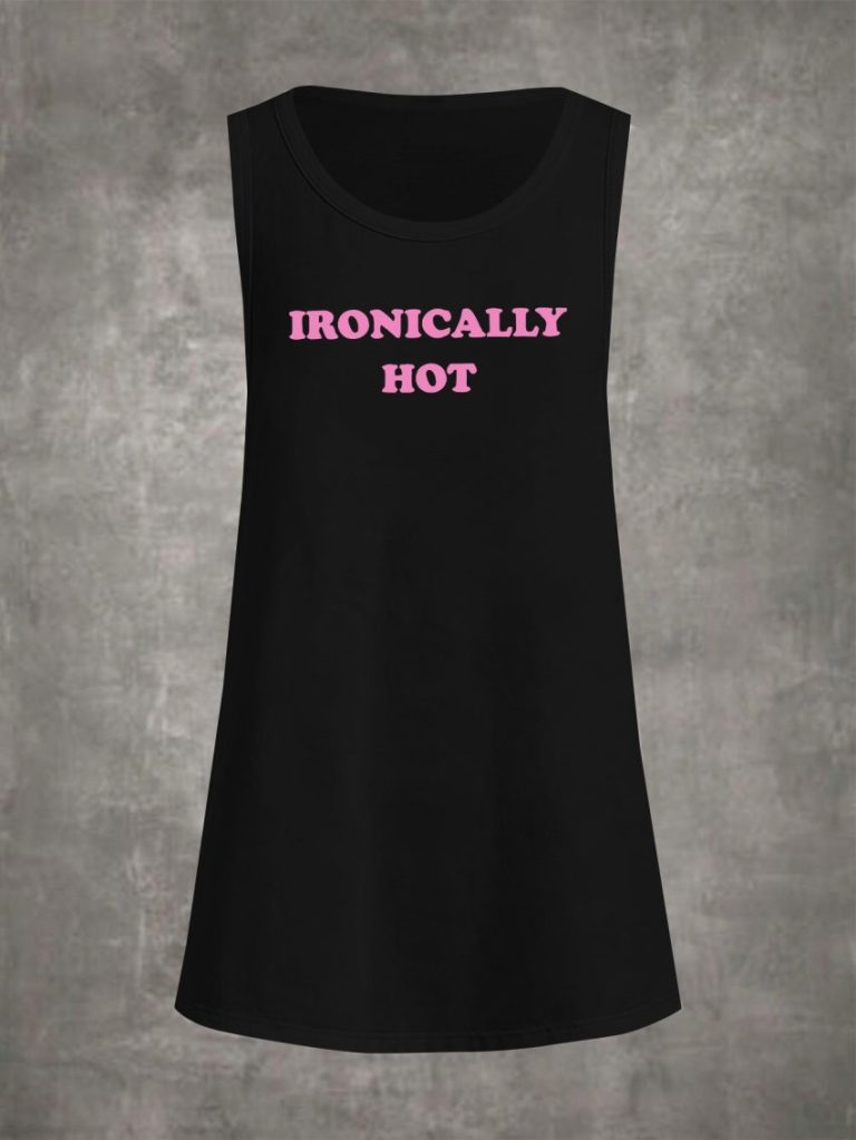 Black Polka Dot Sleeveless Top