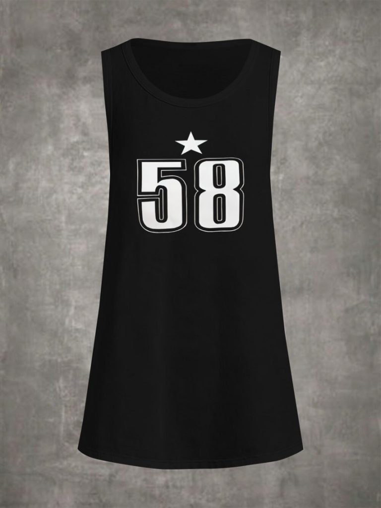 Star Print Halter Sleeveless Top