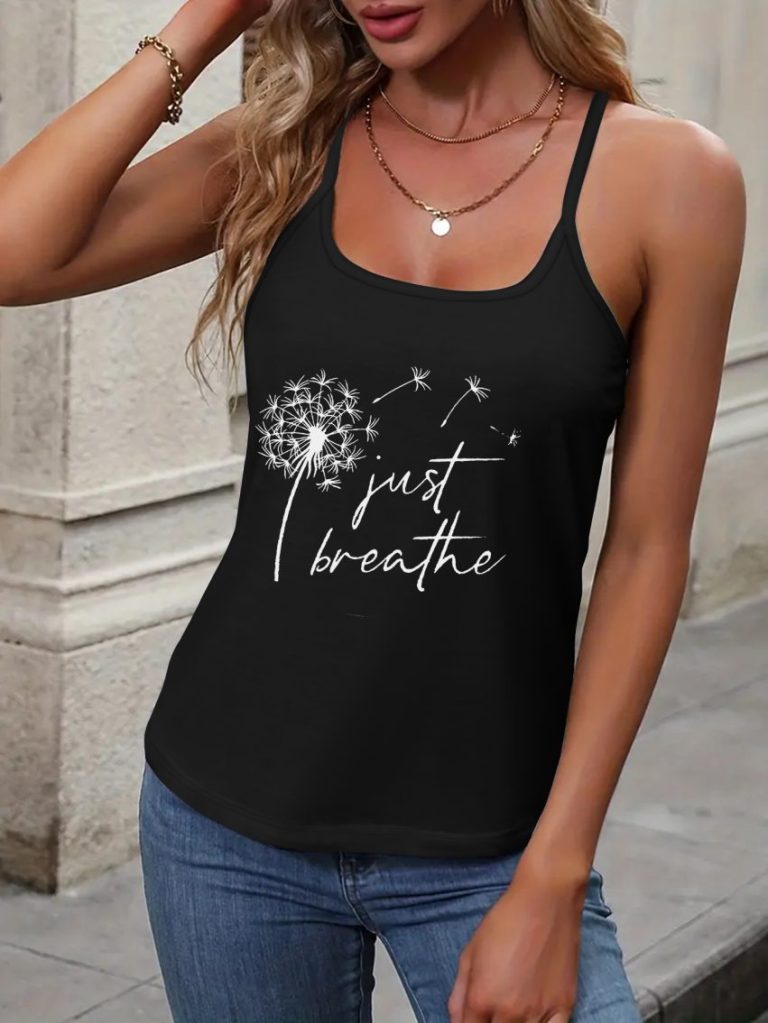 Black Star Print Tee