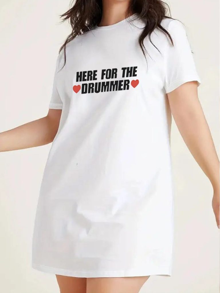 White Smiley Print Crew Tee