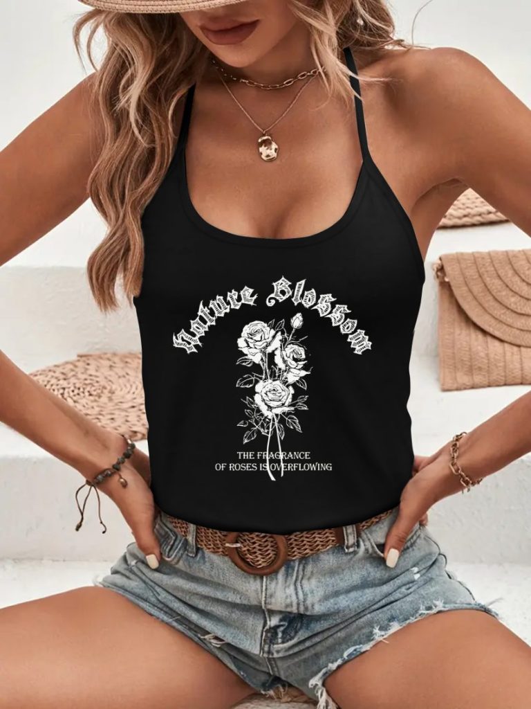 White Skull Print Off-Shoulder Top