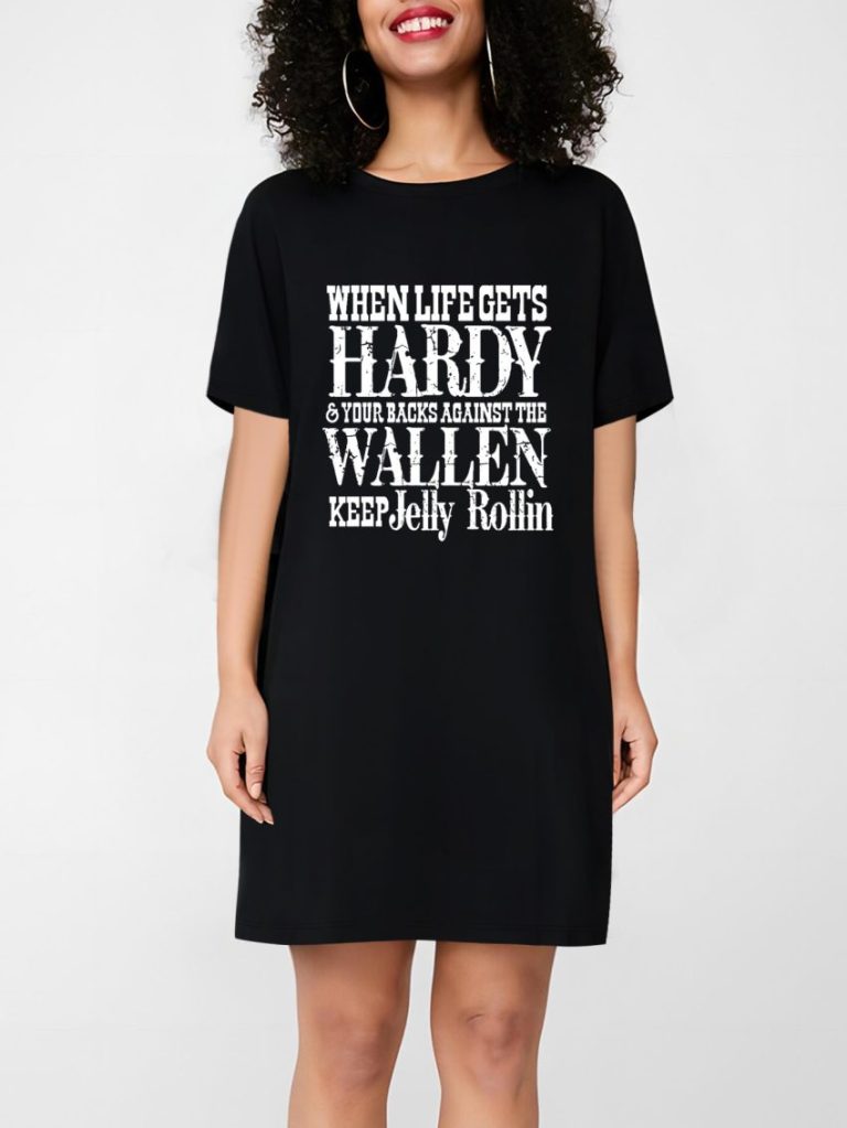 Yellow Letter Print Halter Tee