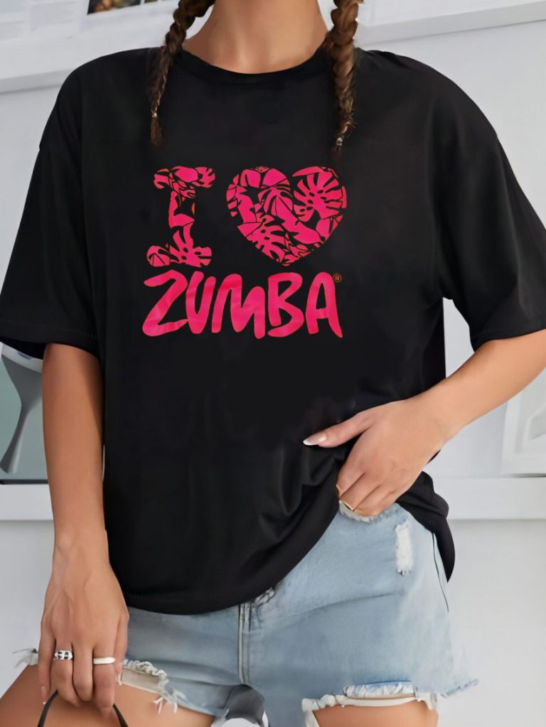 Pink Letter Print Crew Tee