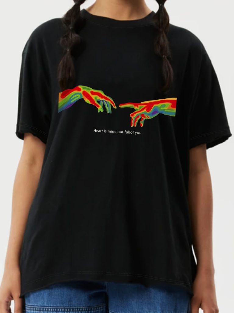 Multicolor Music Print Tee