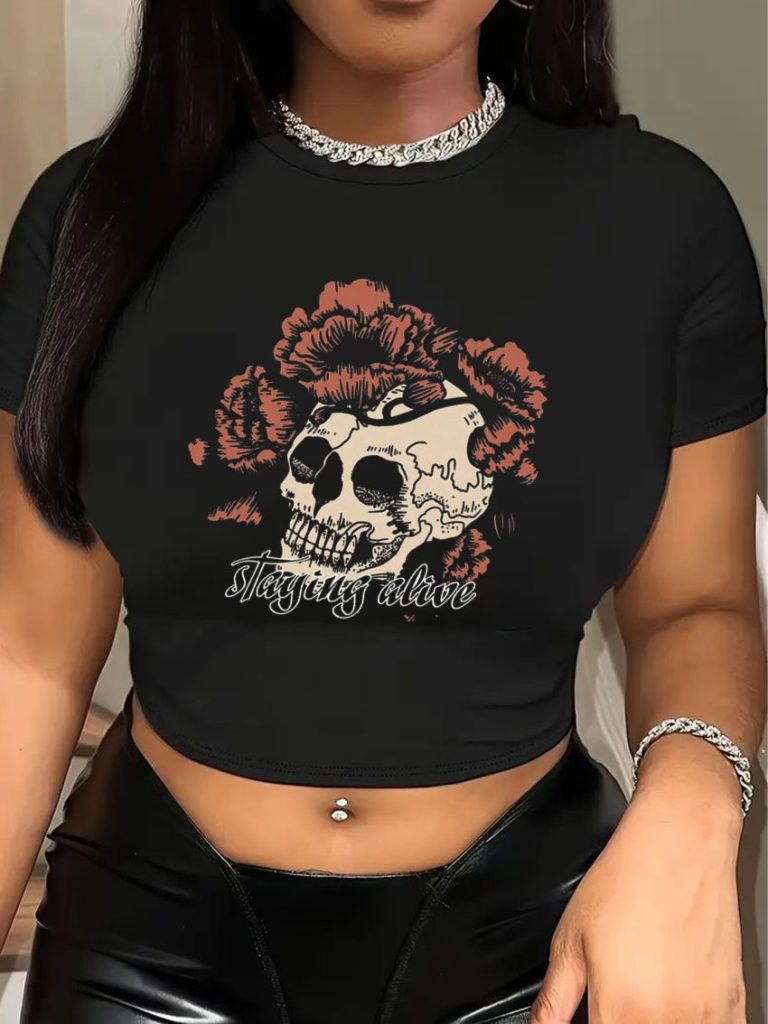 Floral Print Off-Shoulder Top