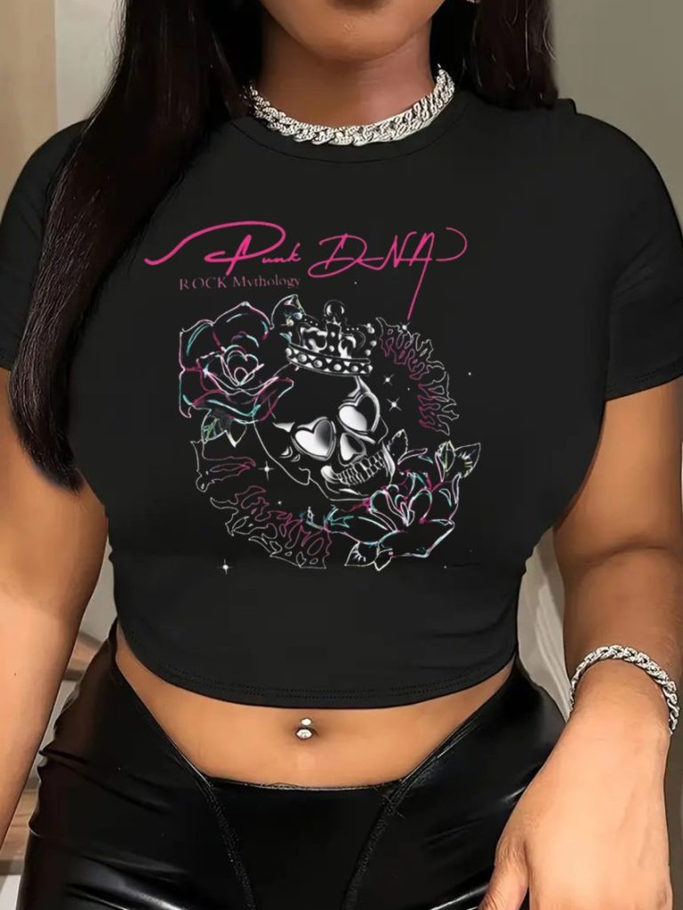 Floral Print Short Sleeve Tee