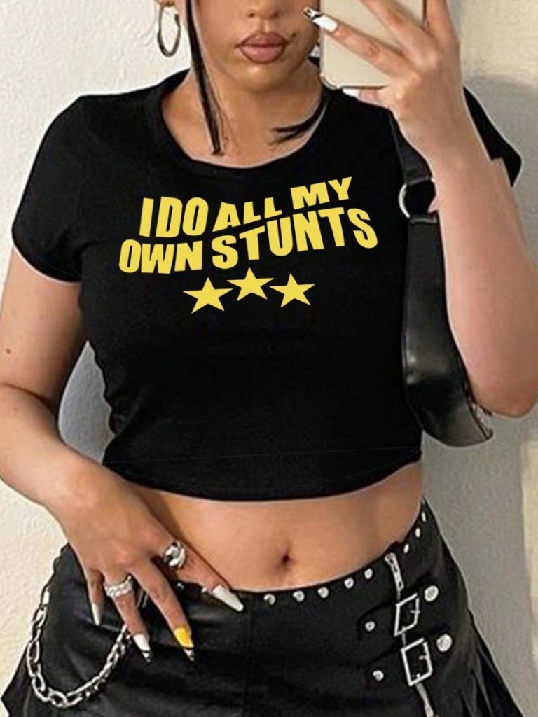 Yellow Star Print Tee