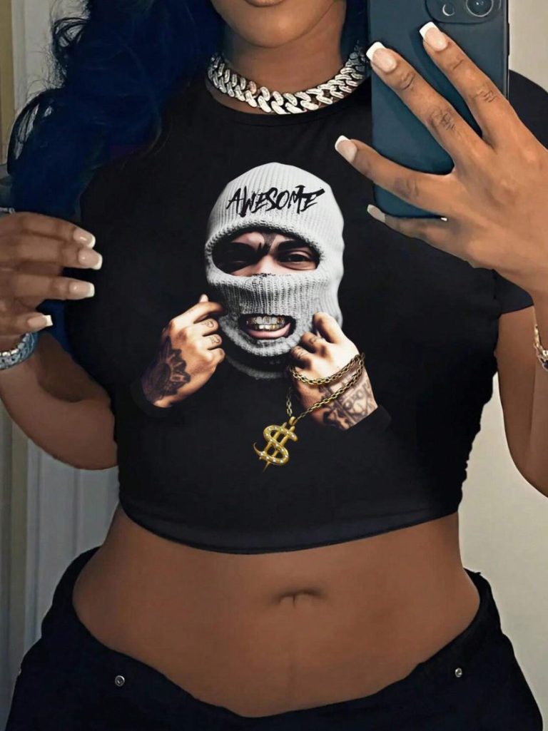 Portrait Print Long Sleeve Tee