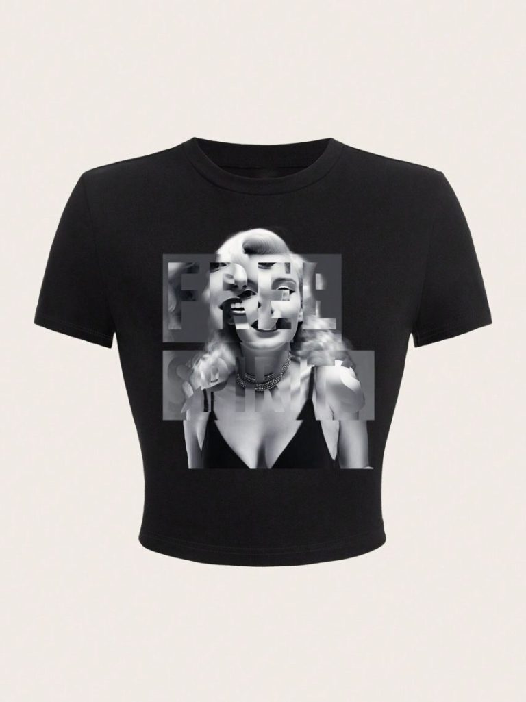 Portrait Print Short Sleeve Tee