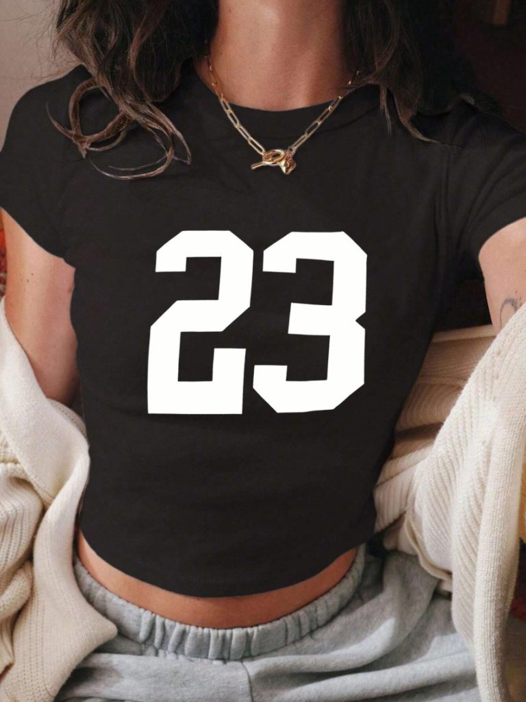 Brown Animal Print Tee