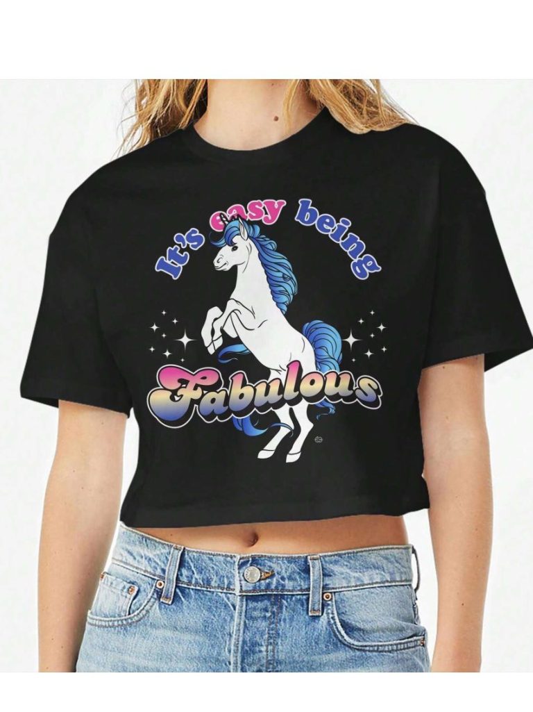 Multicolor Cartoon Print Tee