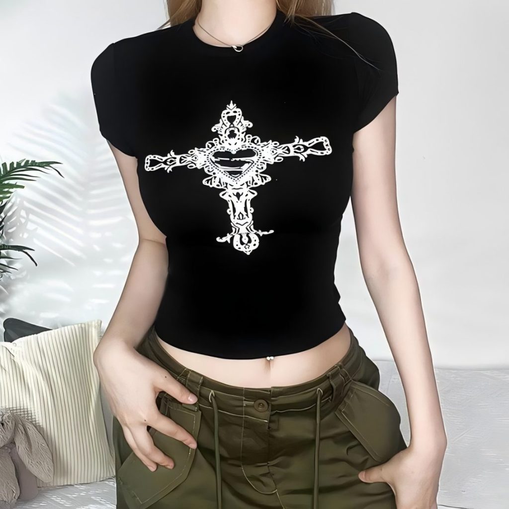 Camo Print Short Sleeve Tee