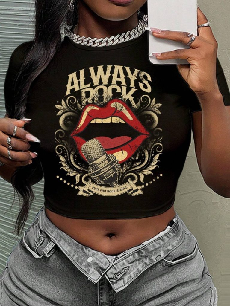 Leopard Print 3-4 Sleeve Tee