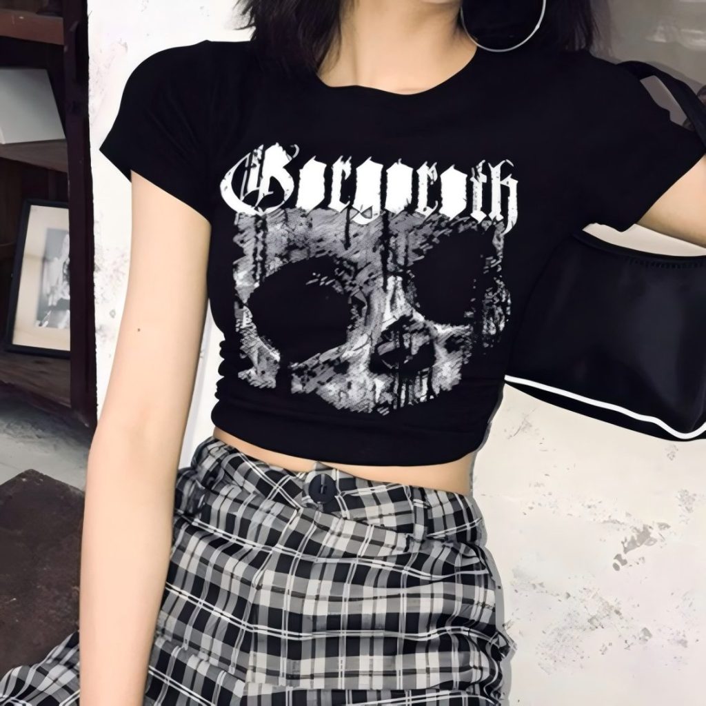 Black Music Print Tee