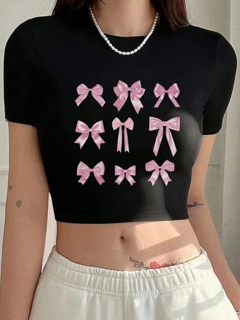 Butterfly Print Long Sleeve Tee
